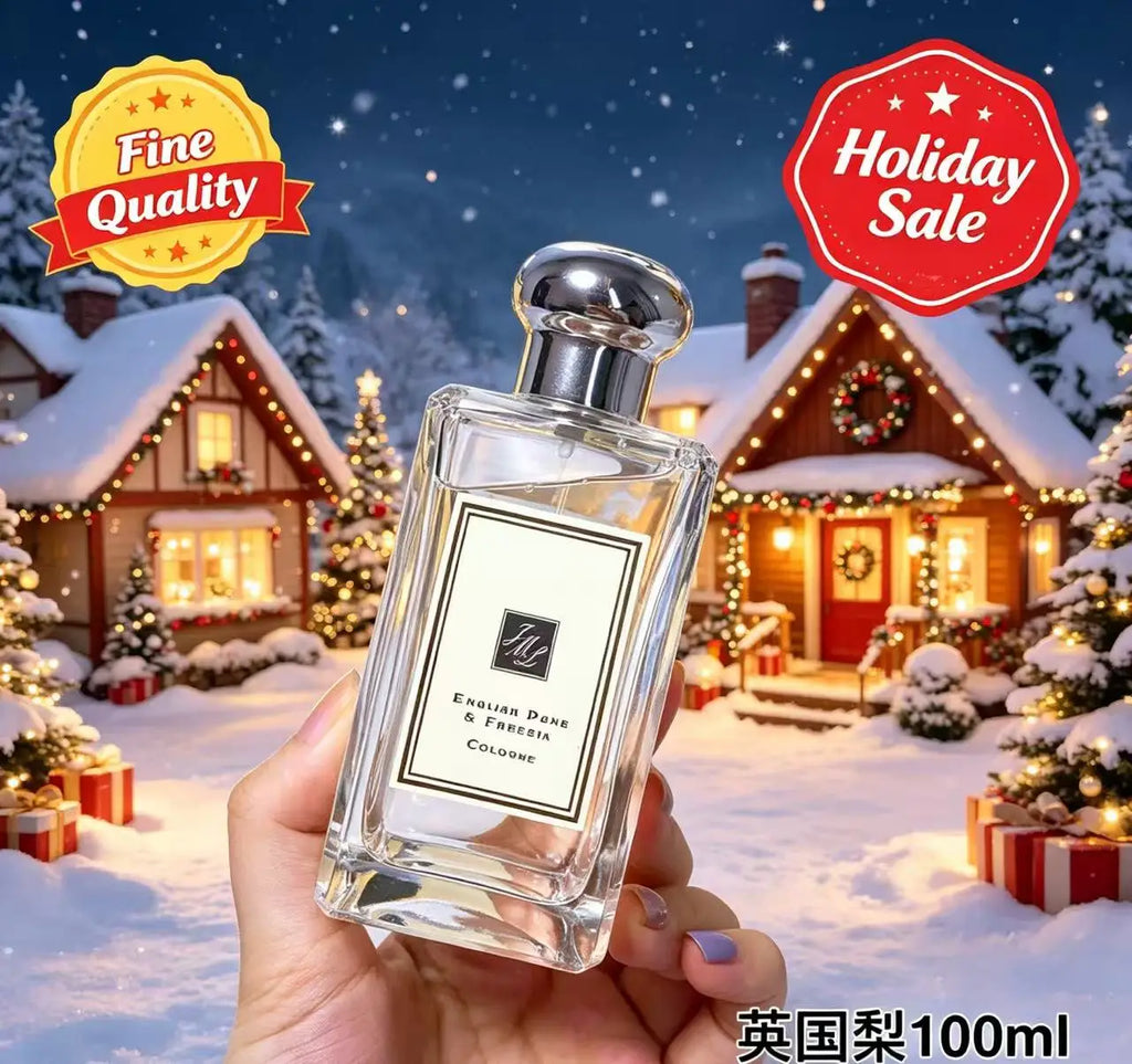 Parfum Niche Unisexe 100ml — Poire Anglaise, Myrrhe & Tonka, Fragrance Fruitée Élégante