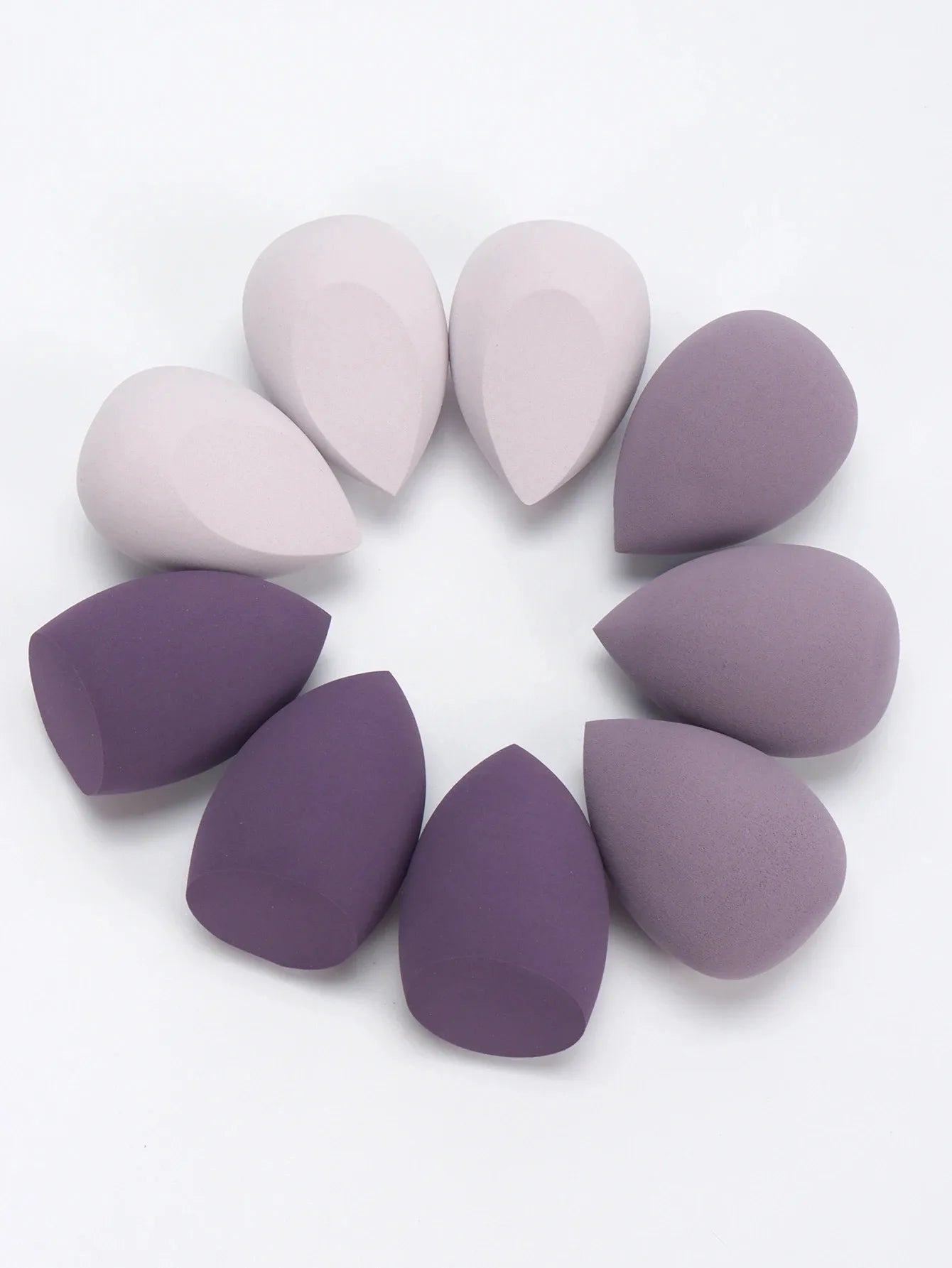 Set Éponges Maquillage Douces 4/8 Pièces — Beauty Egg & Puff pour Fond de Teint