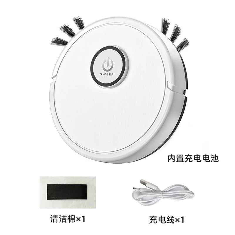 Aspirateur Robot 3-en-1 Intelligent — Aspiration 6000Pa, Lavage, Navigation Laser, Poils d'Animaux