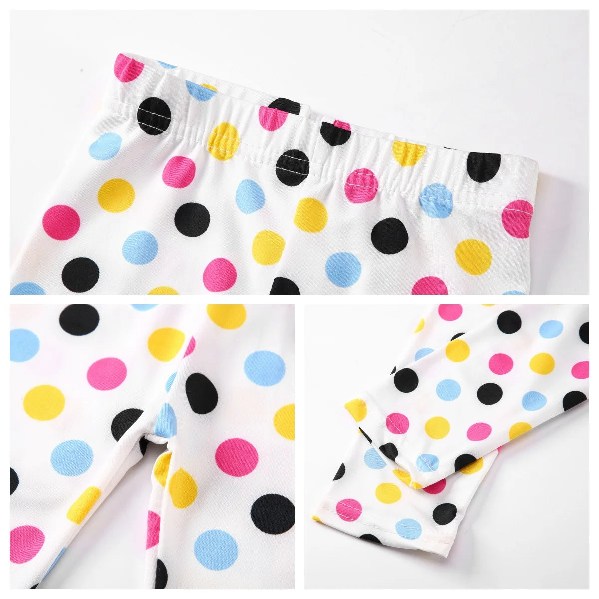 Legging Fille Imprimé Cartoon — Taille Élastique, Yoga Doux, Enfant & Bambin