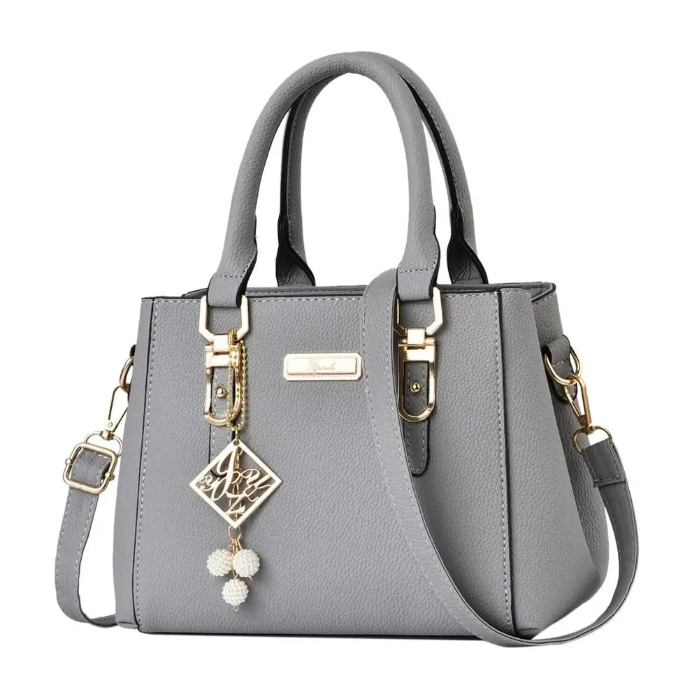 Sac À Main Femme Cuir Casual — Grande Capacité, Sac Épaule Messenger