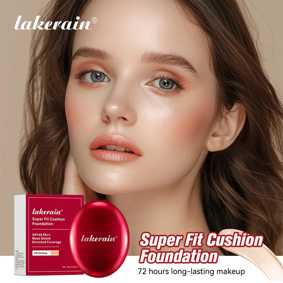 Fond de Teint Cushion Solaire Hydratant Correcteur Contrôle Brillance — Cosmétiques Coréens