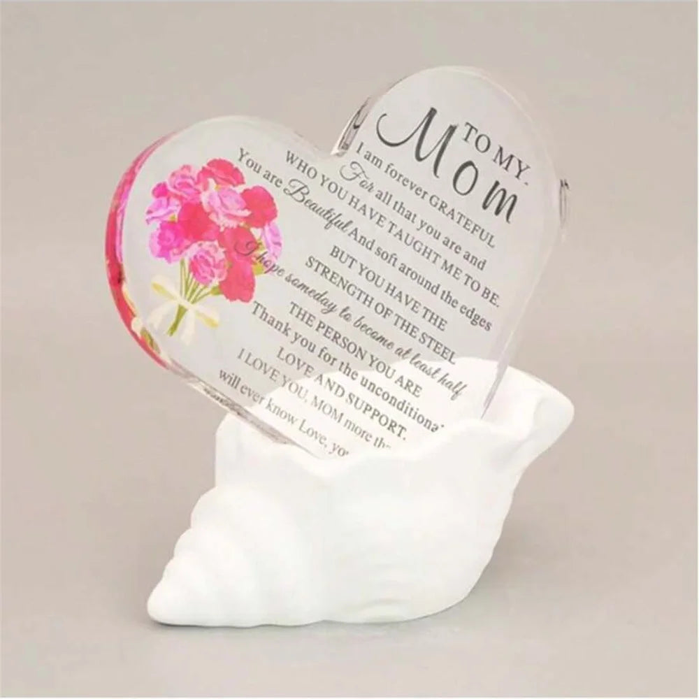 Cadre Décoratif Acrylique Fête des Mères – Souvenir Anniversaire & Cadeau Maman