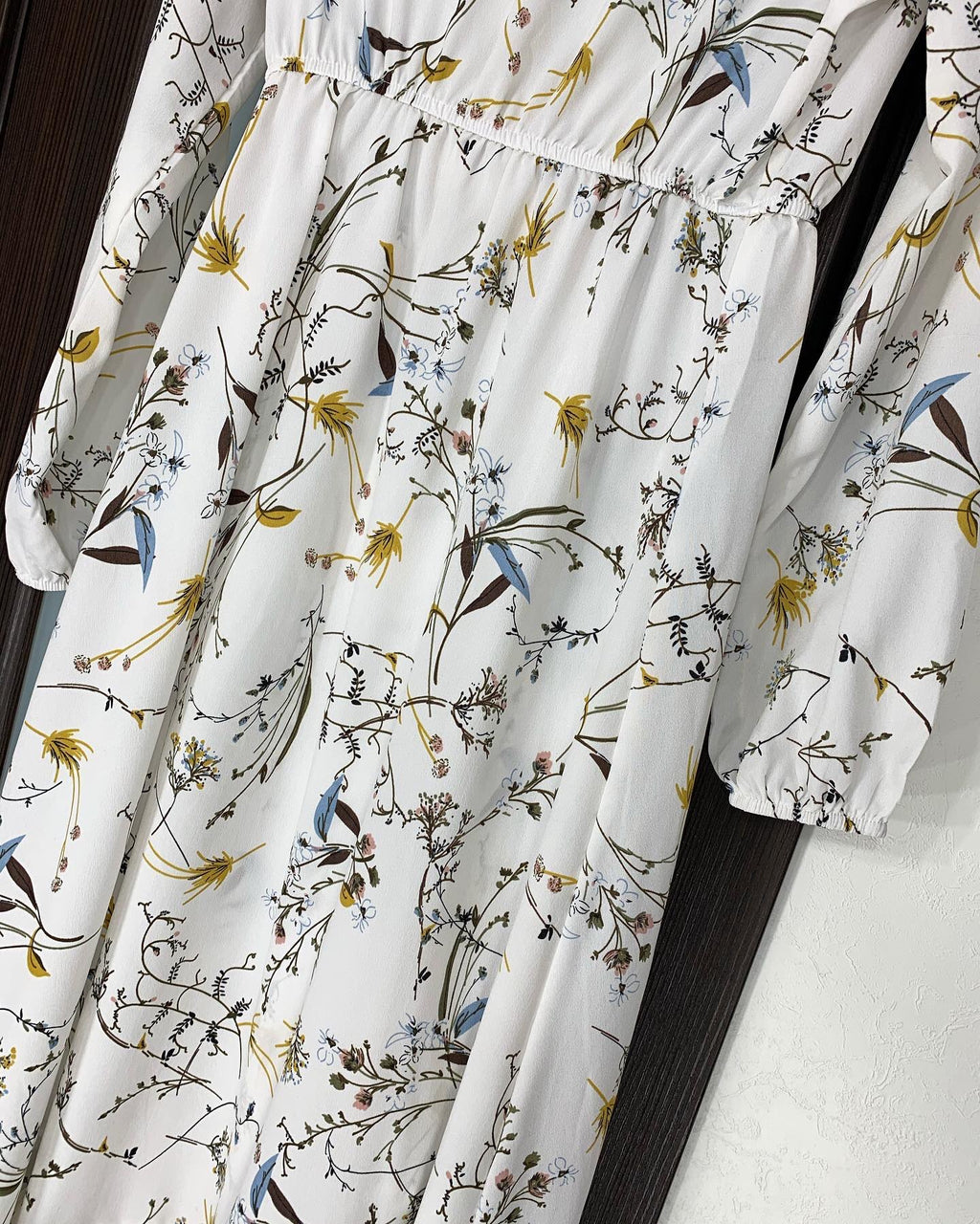 Robe Maxi Femme Été — Imprimé Floral Manches Longues Plage & Soirée