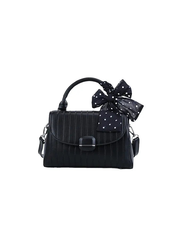 Sac Satchel Carré Minimaliste Femme — Détail Cuir, Grande Capacité, Sac Couches Luxe
