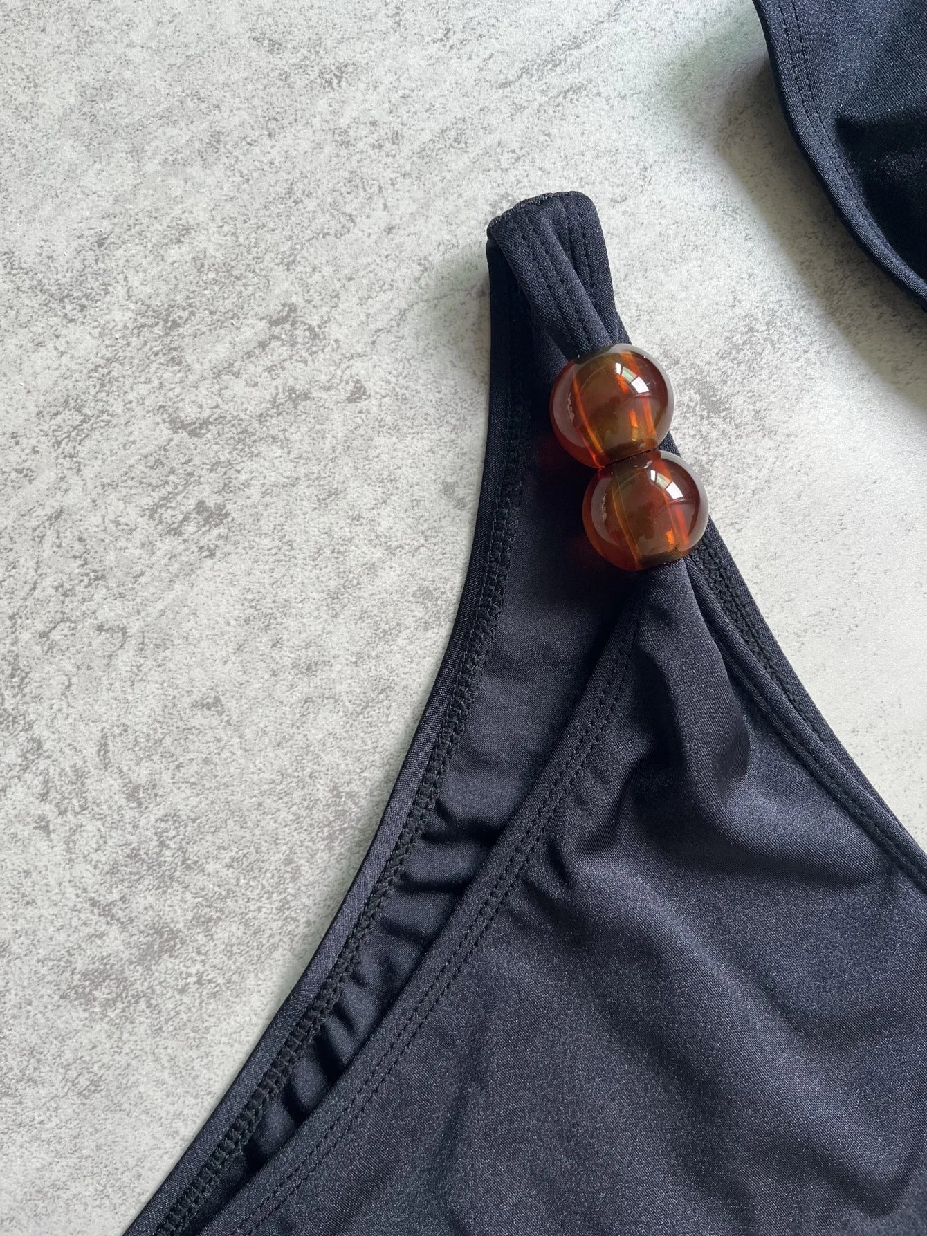 Bikini Taille Haute Filet Brésilien — 2 Pièces Sexy, Maillot de Bain Femme Été