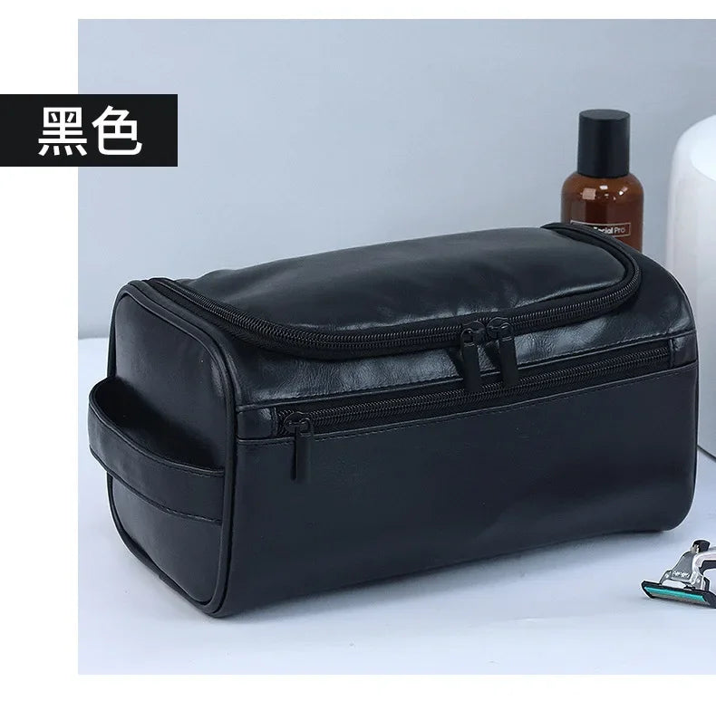 Trousse Toilette Luxe Homme Vintage — Organisateur Voyage Cosmétique Suspendu