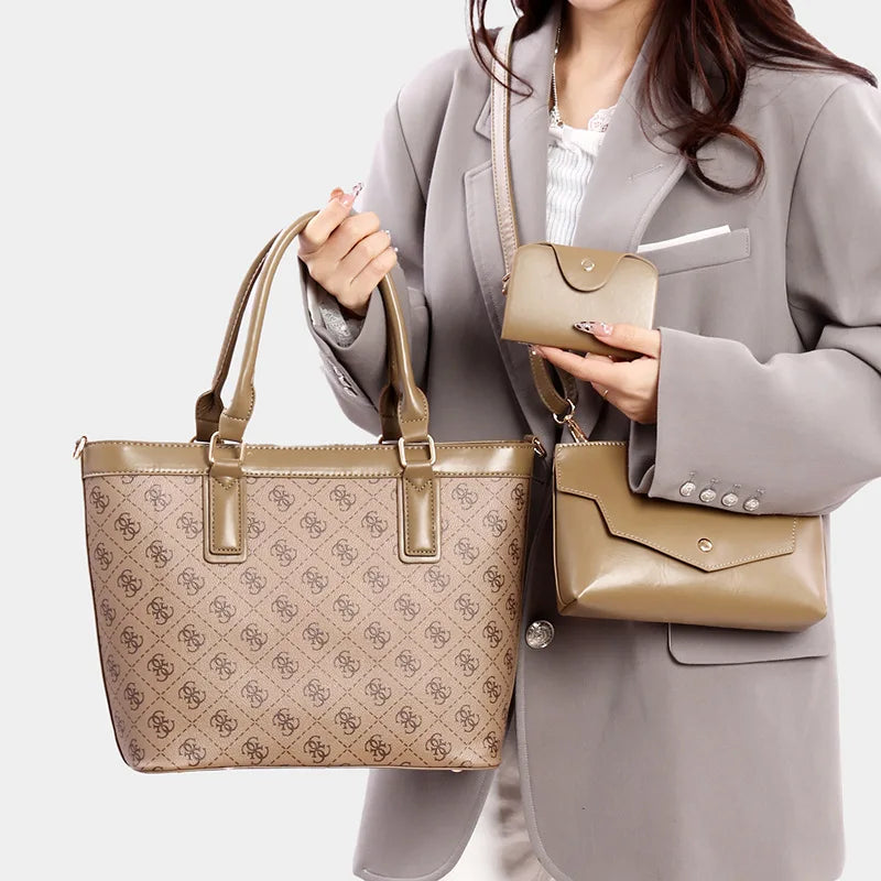 Tote Bag Femme Luxe Léger — Grande Capacité, Sac Épaule Tendance Quotidien