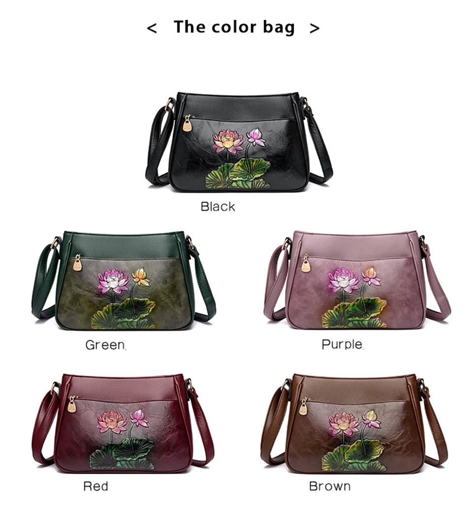 Sac À Main Femme Luxe Cuir Souple — Bandoulière Épaule, Messenger Bag 2025