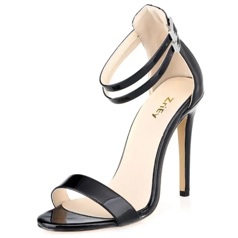 Sandales Femme Talon Fin Boucle — Style Féerique, Élégant, Mariage & Prom