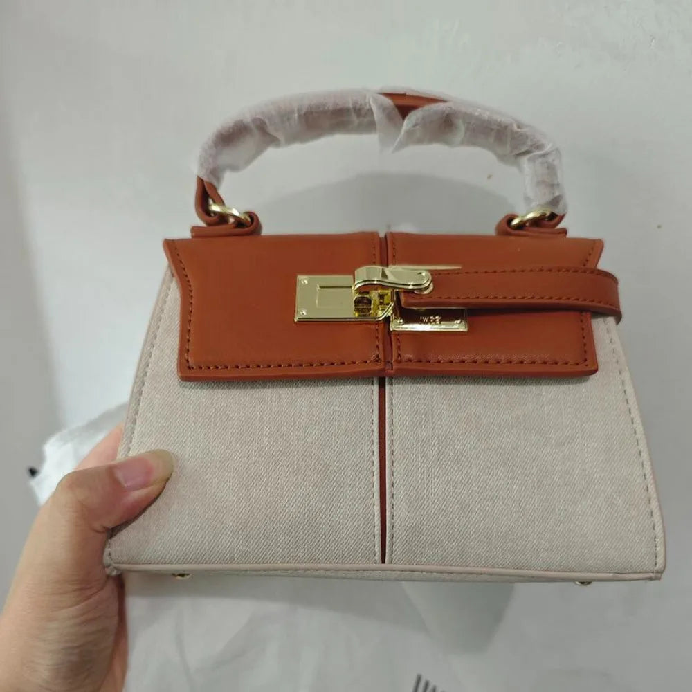 Sac Trapézoïdal Femme Cuir PU 2025 — Sac À Main Top-Handle Élégant