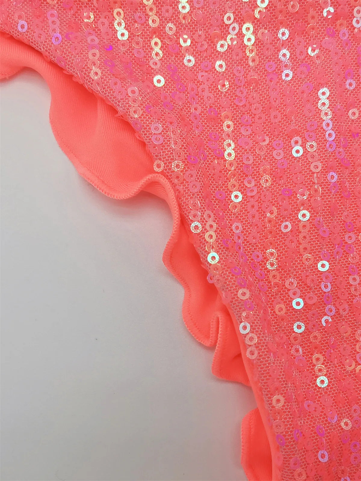 Bikini Paillettes Halter Sexy — Sequins Brillants, Maillot de Bain Femme Plage