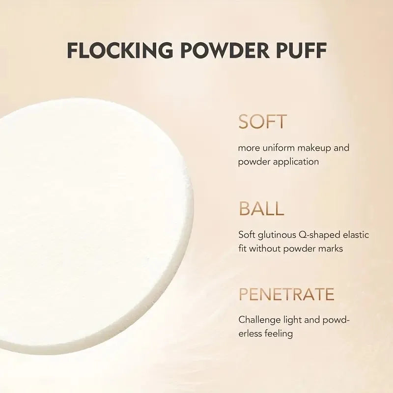 Poudre Compacte Waterproof Longue Tenue Full Coverage — Fond de Teint 3 Couleurs