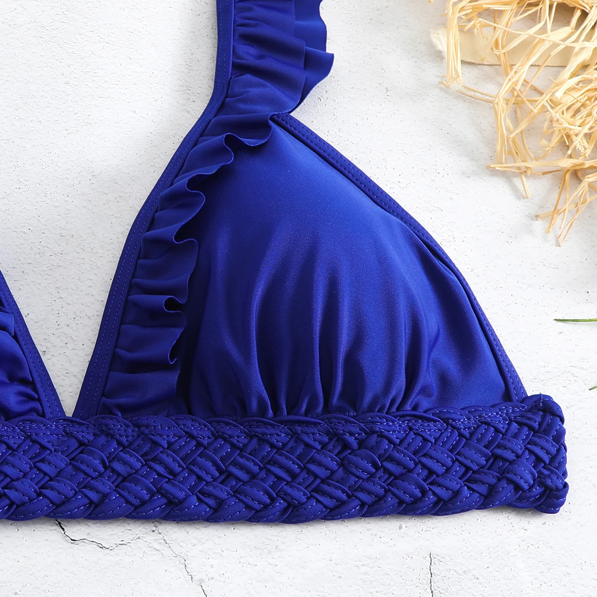 Bikini Taille Haute Bandage Floral 2026 — Volanté, Push Up, Bretelles Brésilien