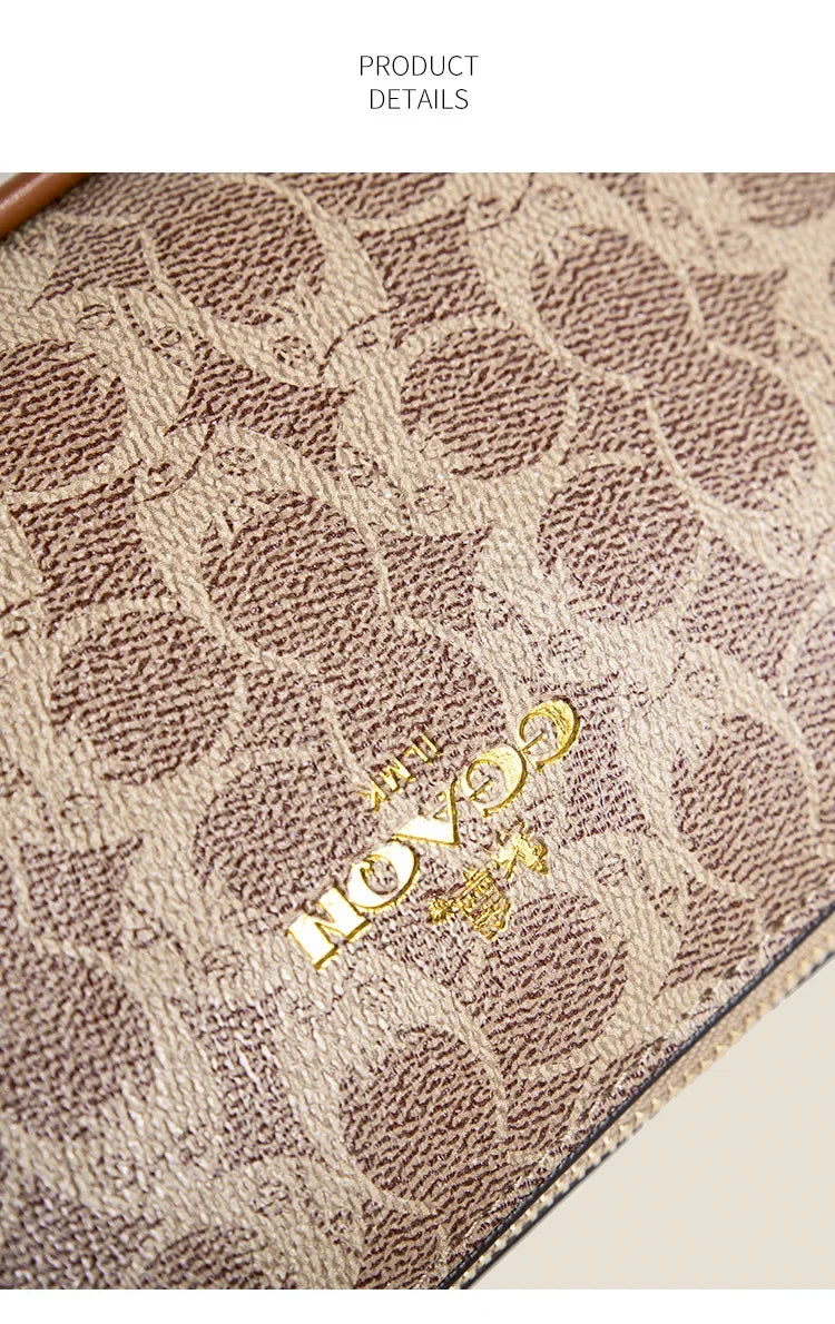 Sac le plus vendu rétro avec logo GGAQN de style classique, sac à bandoulière polyvalent et élégant. Taille : 22*7*1