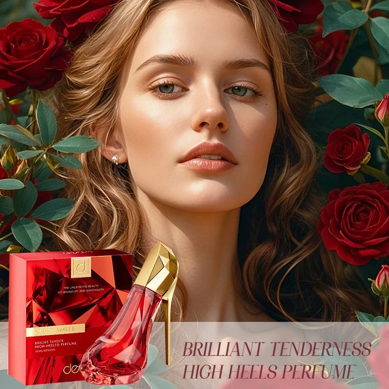 Eau de Parfum Femme Floral 30ml Talon Haut — Longue Durée, Cadeau, Usage Quotidien
