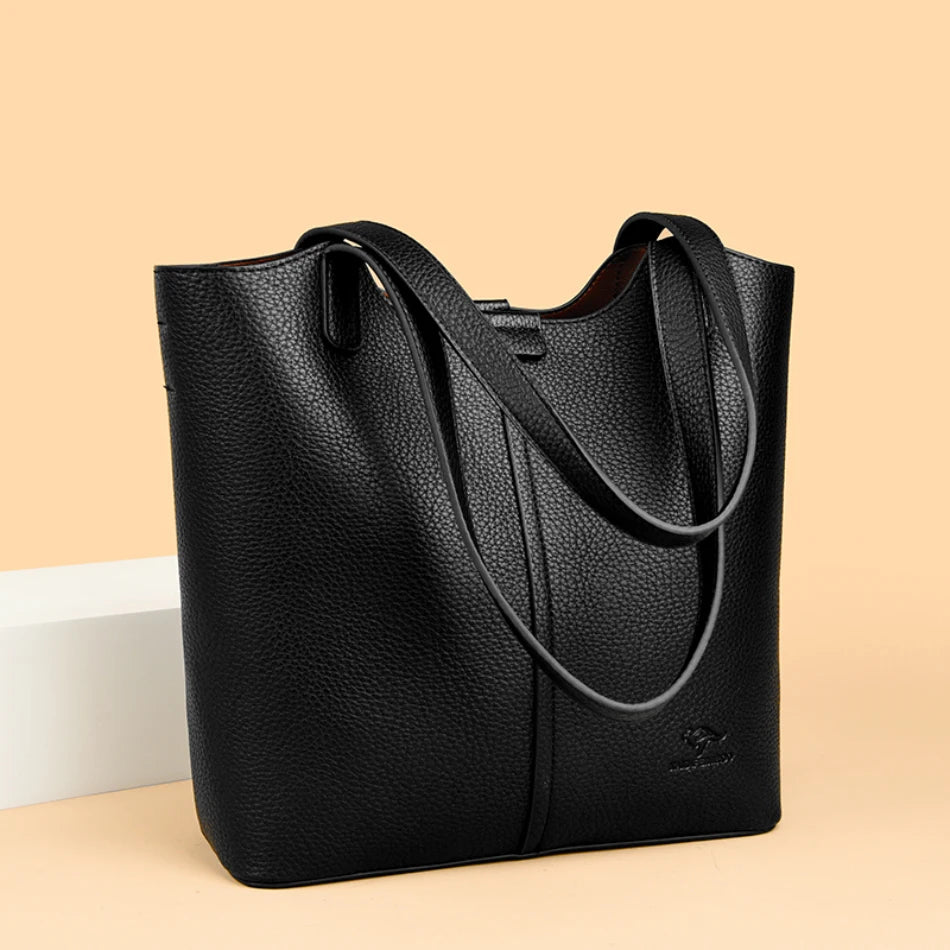 Sac À Main Femme PU Cuir Carré — Grand Tote Épaule, Bandoulière Fashion