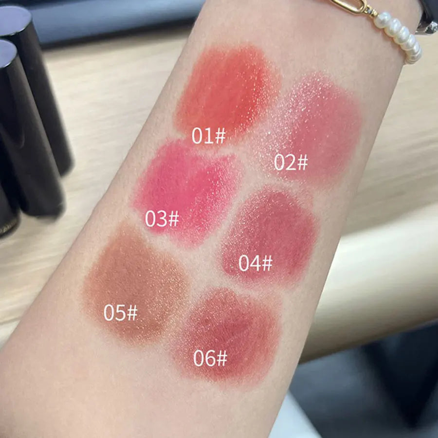 Rouge à Lèvres Hydratant Miroir Waterproof — Longue Tenue, Cadeau Saint-Valentin