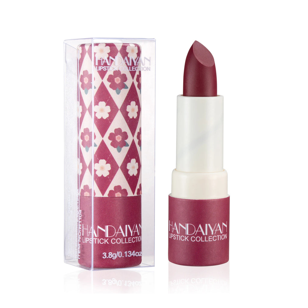 Rouge à Lèvres Mat Velours HANDAIYAN — 8 Couleurs, Waterproof, Longue Tenue