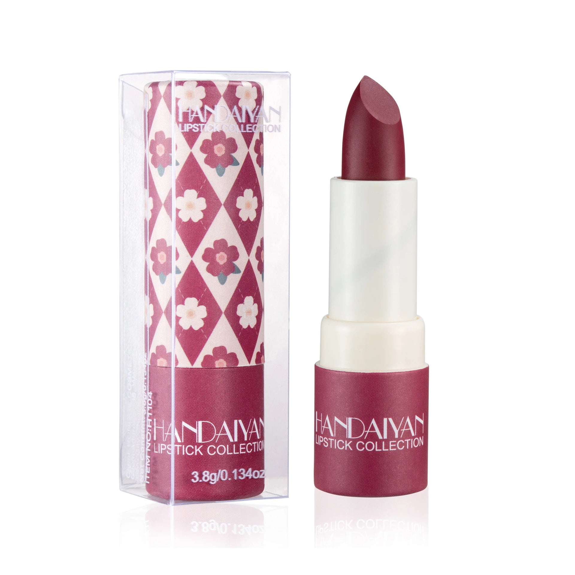 Rouge à Lèvres Mat Velours HANDAIYAN — 8 Couleurs, Waterproof, Longue Tenue