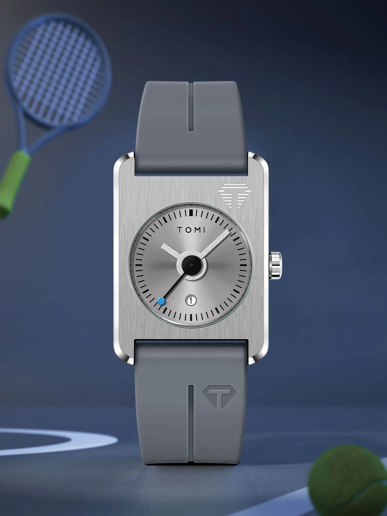 Montre Homme Fashion Quartz — Petit Cadran Carré, Boucle Magnétique, Casual Léger