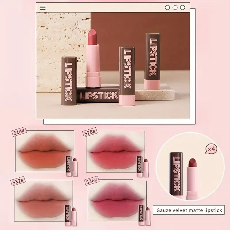 Coffret Maquillage 9 Pièces — Rouge à Lèvres, Poudre, Cadeau Saint-Valentin
