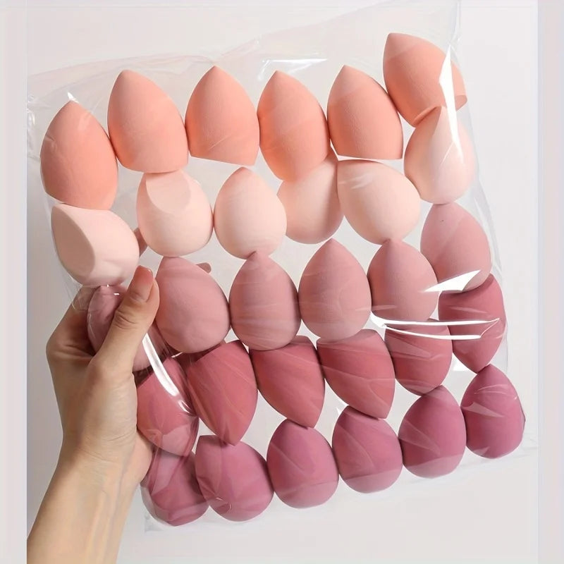 Éponges Maquillage Douces Sans Latex 1/10 Pièces — Usage Sec & Humide