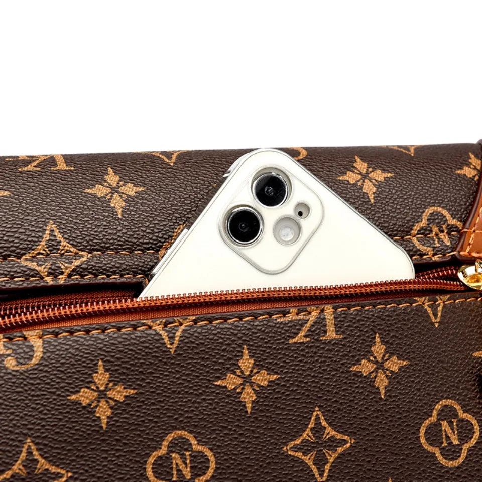 Sac À Main Femme Fleurs Luxe — Bandoulière Épaule, Tote Casual Tendance