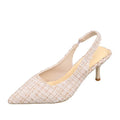 Escarpins Slingback Femme Bout Pointu Bleu — Talon Fin, Soirée & Fête 2023