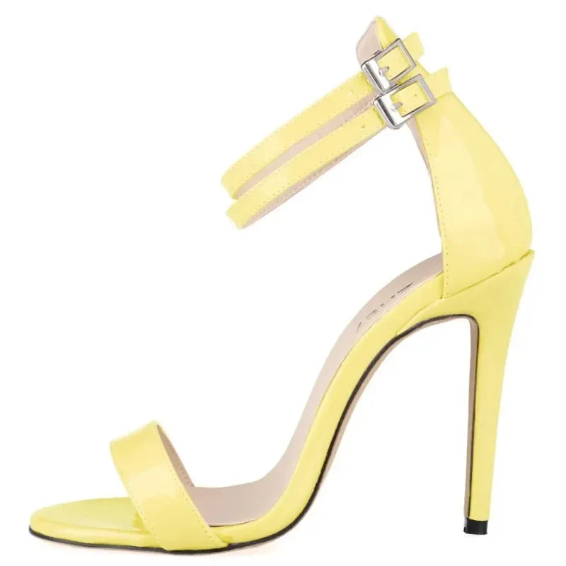 Sandales Femme Talon Fin Boucle — Style Féerique, Élégant, Mariage & Prom