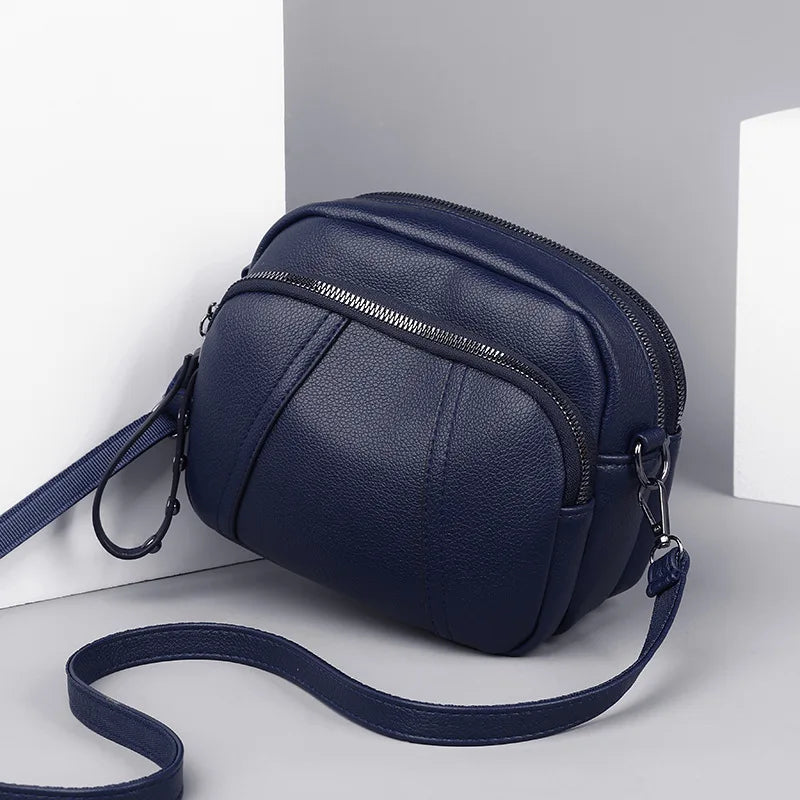 Sac à Main Femme Cuir Luxe Designer — Bandoulière Épaule, Grande Marque