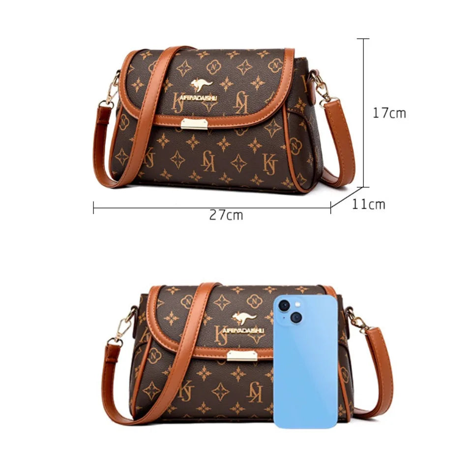 Sac À Main Femme Fleurs Luxe — Bandoulière Épaule, Tote Casual Tendance