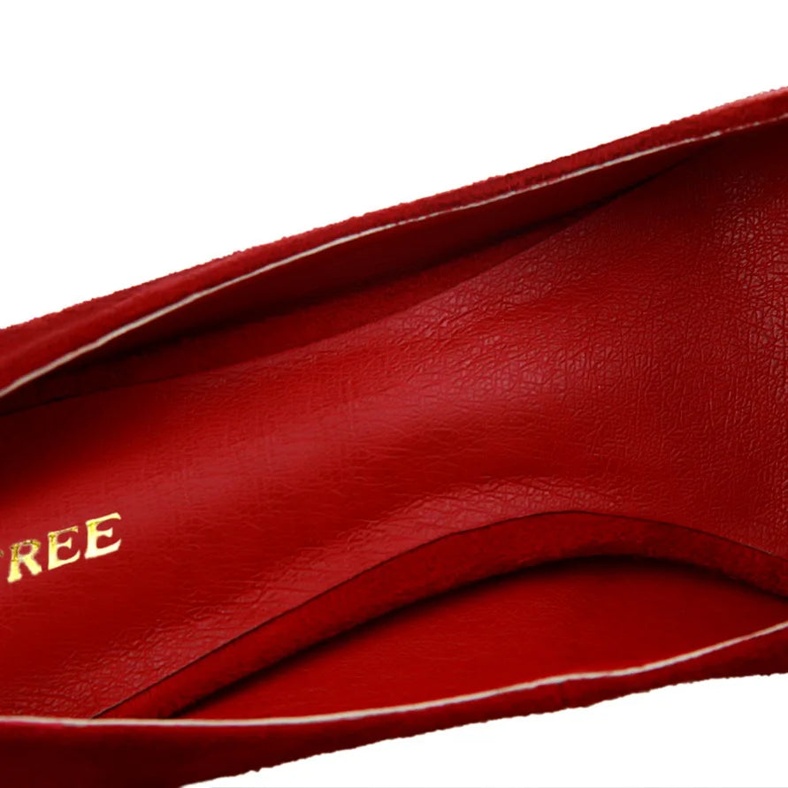 Escarpins Femme 9cm Jaune Bordeaux — Suède, Grande Taille, Mariage Prom