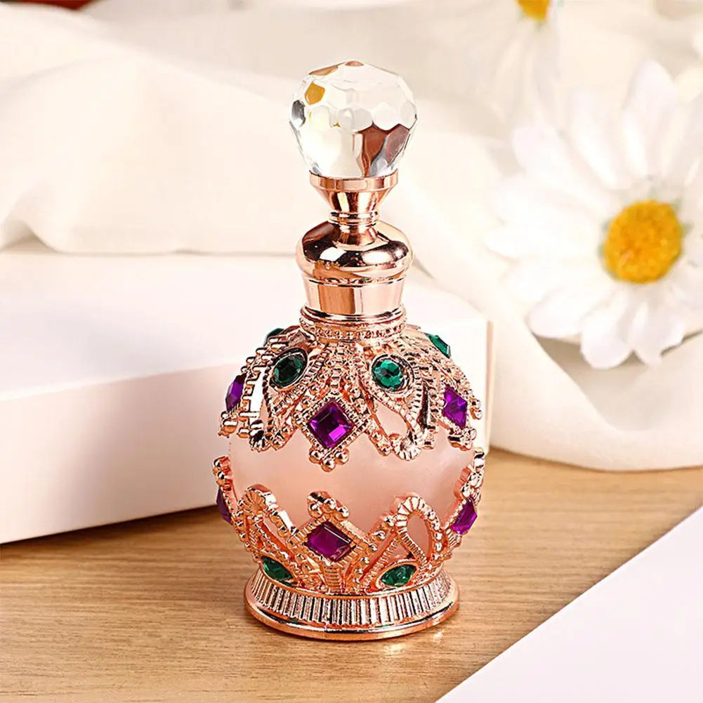 Parfum Arabe Femme 15ml — Bouquet Floral Rose & Jasmin, Phéromones, Longue Durée