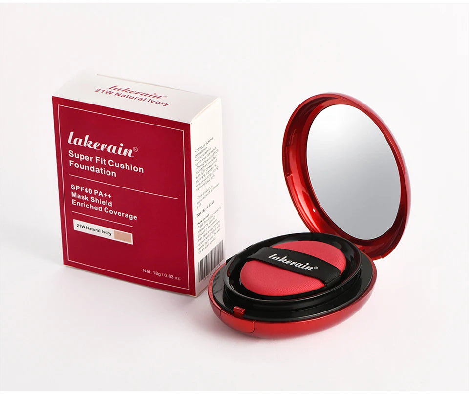 Fond de Teint Cushion Solaire Hydratant Correcteur Contrôle Brillance — Cosmétiques Coréens