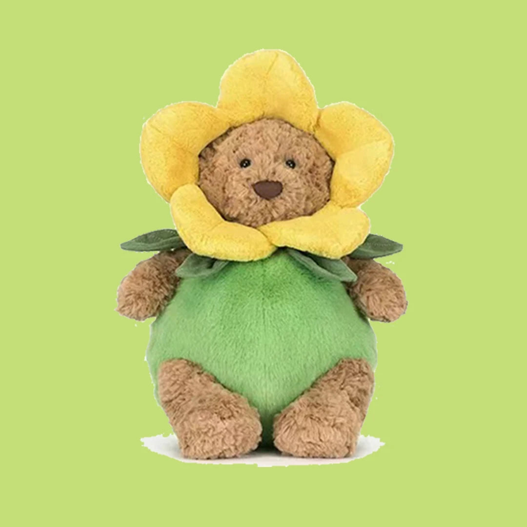 دمية دب ليورا من JELLYCAT - إصدار محدود بنكهة كعكة الفراولة