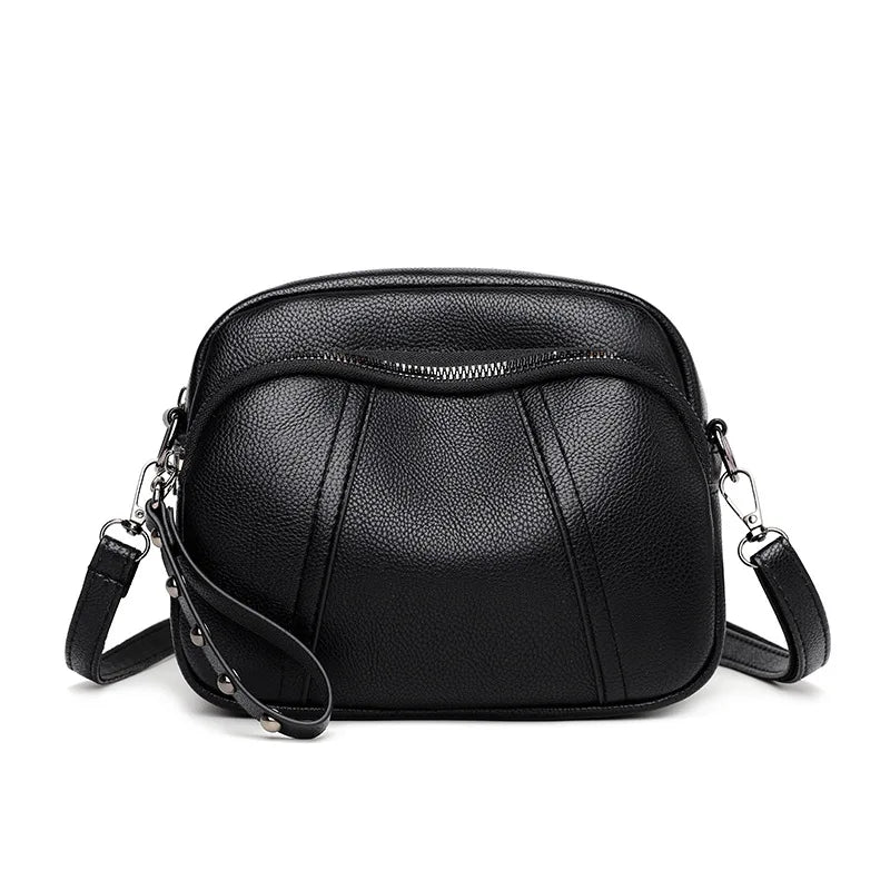 Sac à Main Femme Cuir Luxe Designer — Bandoulière Épaule, Grande Marque