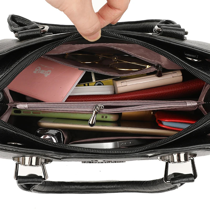 Sac à Main Femme Luxe — Cuir, Bandoulière, Sac Épaule Grande Marque 2024