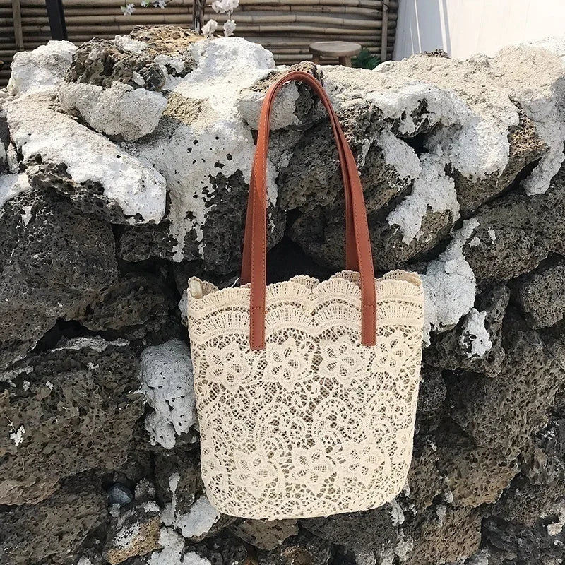 Sac À Main Femme Toile & Cuir — Bandoulière Luxe, Style Casual Fashion