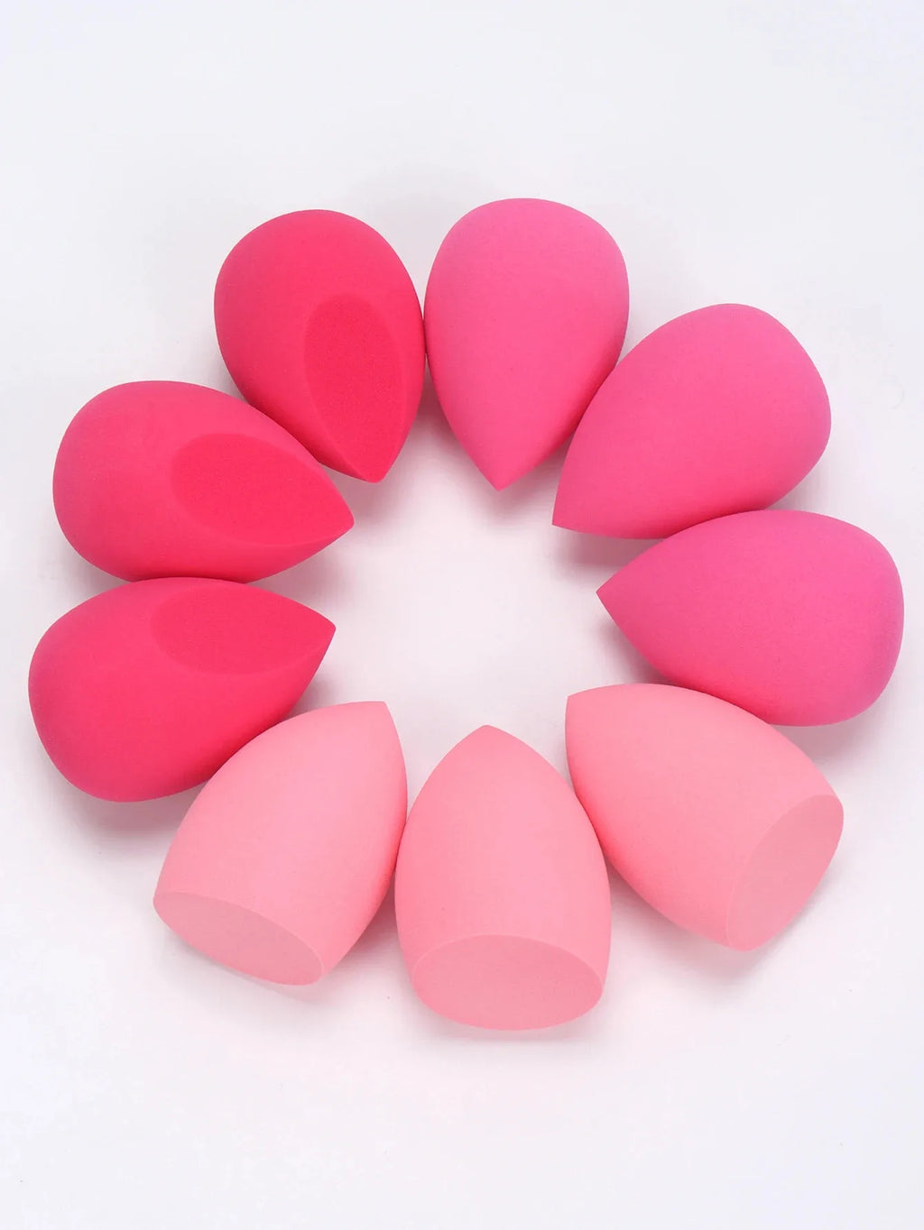 Set Éponges Maquillage Douces 4/8 Pièces — Beauty Egg & Puff pour Fond de Teint