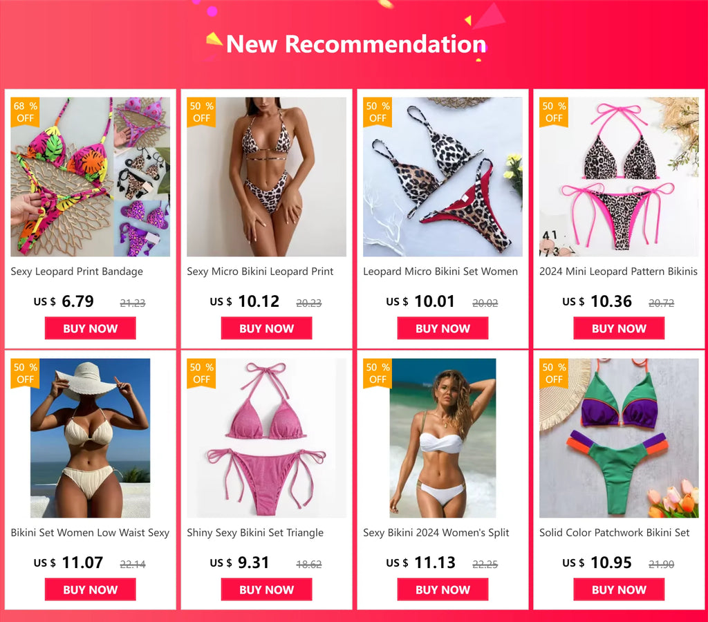 Bikini Paillettes Halter Sexy — Sequins Brillants, Maillot de Bain Femme Plage
