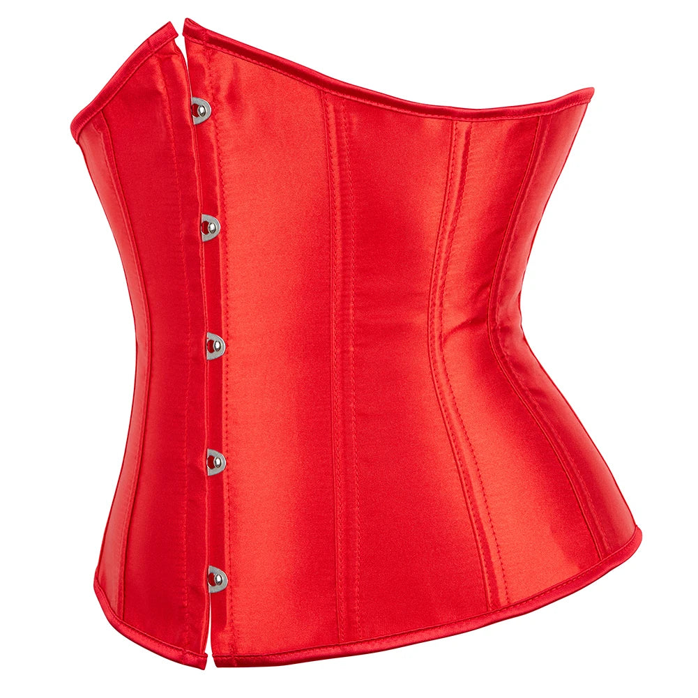 Corset Underbust Gainant Steampunk pour Femme – Laçage Amincissant