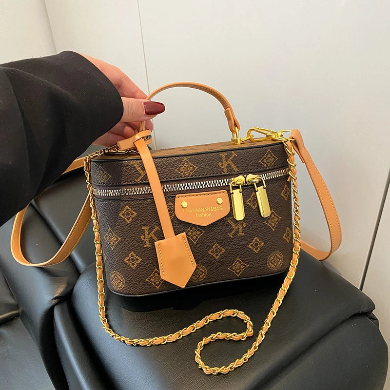 Sac Épaule Femme Cuir PU Imprimé — Bandoulière Fashion Tendance 2025