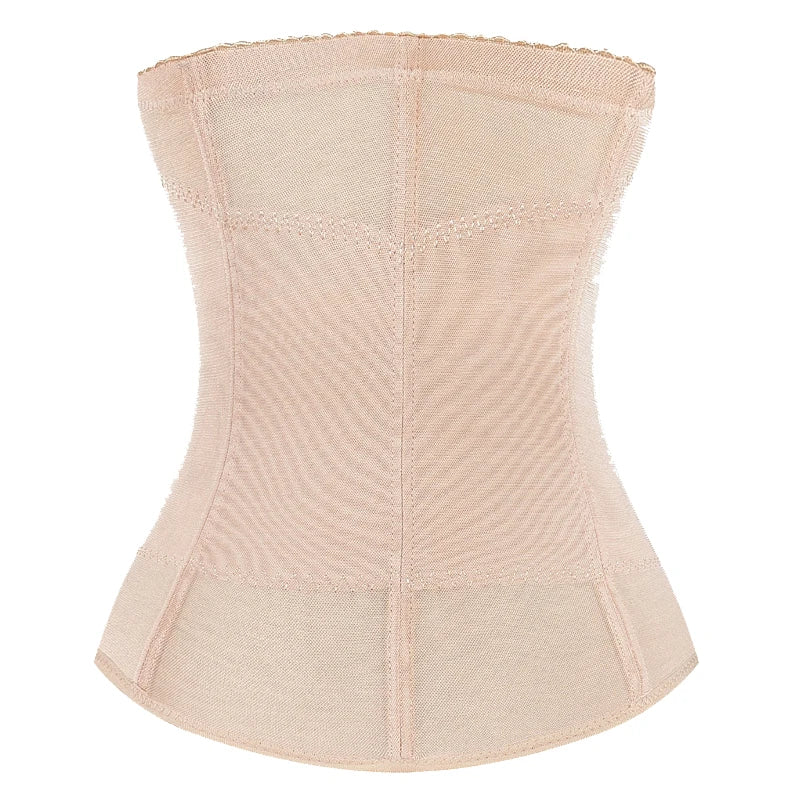 Corset Gainant Brodé en Mesh pour Femme – Gaine Colombienne Ventre Plat