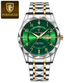 Montre Homme POEDAGAR Business — Acier Inoxydable, Lumineux, Date, Semaine, Quartz