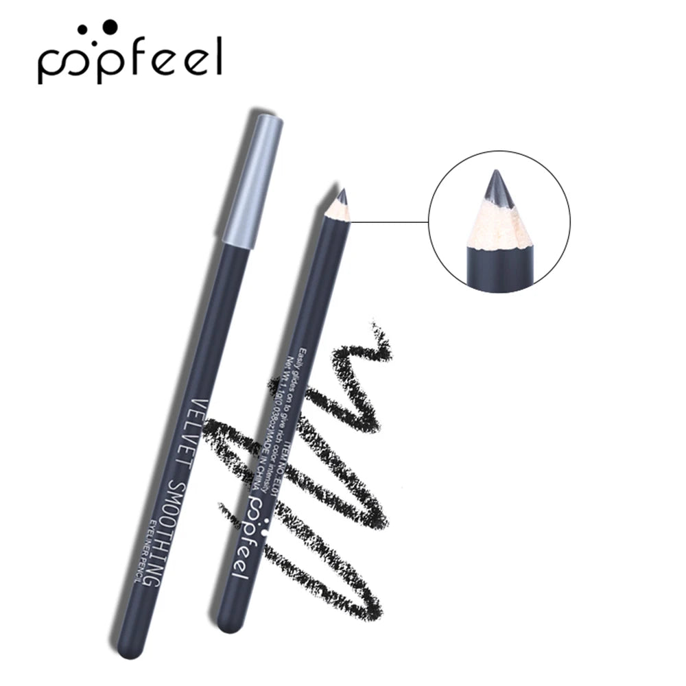 Set Maquillage Yeux POPFEEL — Palette Fard, Eyeliner, Mascara, Crayon Sourcils