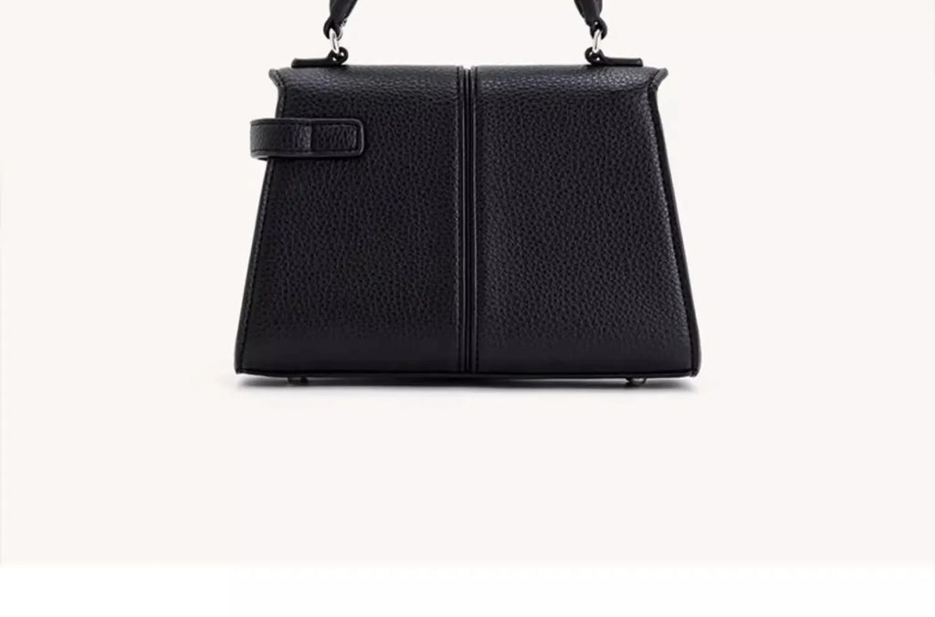 Sac Trapézoïdal Femme Cuir PU 2025 — Sac À Main Top-Handle Élégant