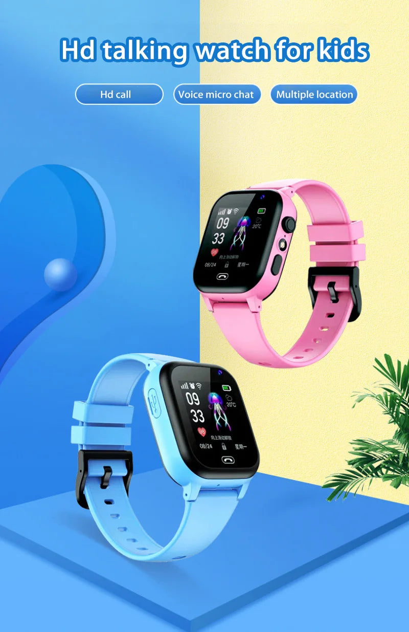 Montre Connectée Enfant Lenovo — GPS, Caméra, SOS, Appels, Smartwatch Garçon Fille