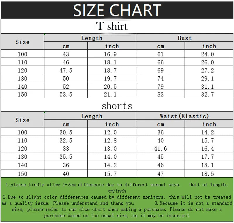 Ensemble 2 pièces filles – T-shirt col rond manches courtes & short respirant, tenue décontractée été