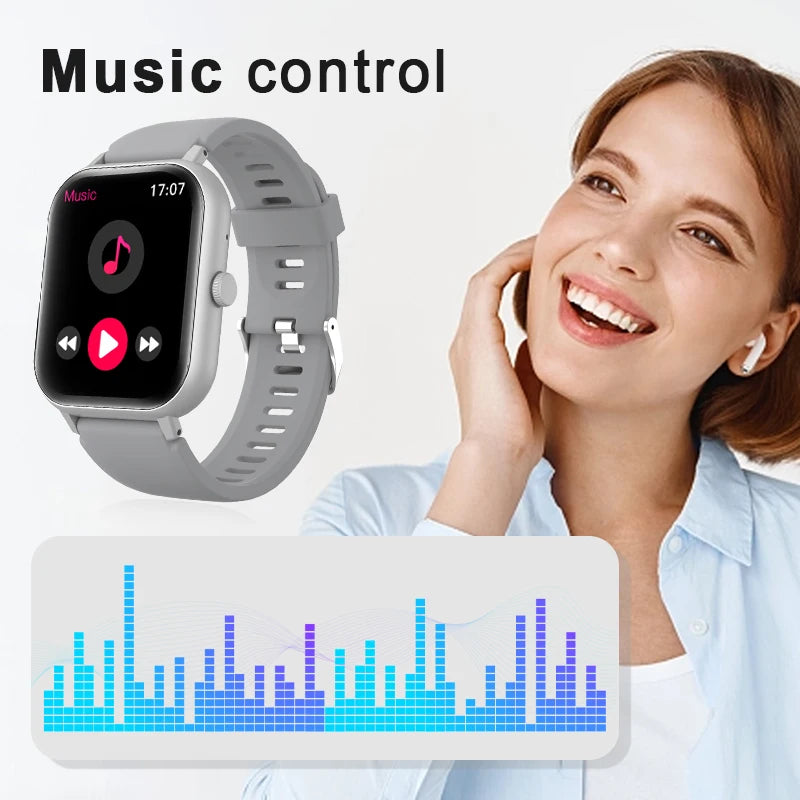 Montre Connectée Appels Sans Fil — Multi-Sport, Homme Femme, Compatible iPhone Android